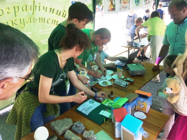 Майстер-клас з оцінки якості продуктів харчування  у виконанні студентів географічного факультету